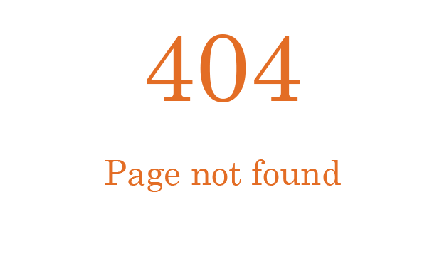 404 page not found